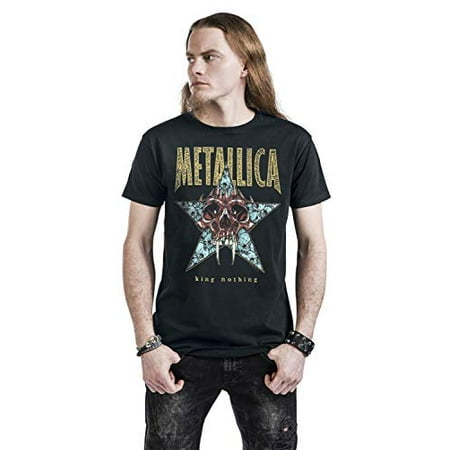 Official Men's Black T-Shirt King Nothing Metallica 